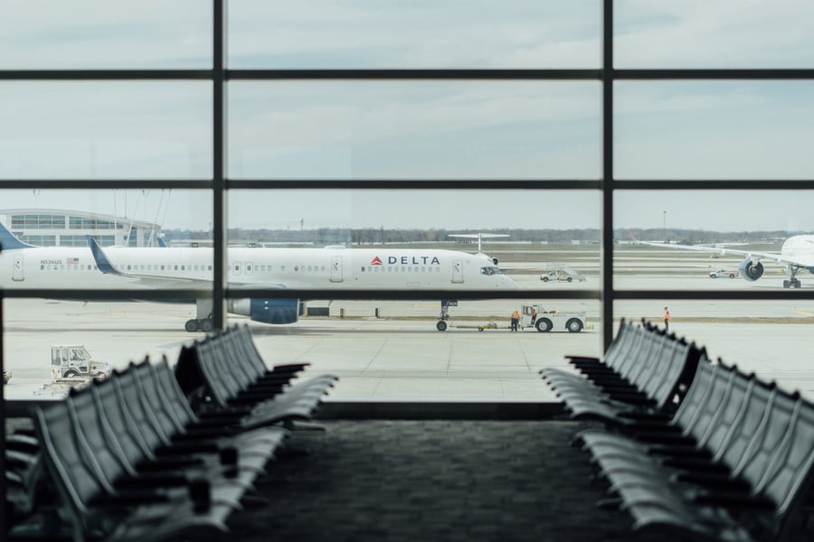 Source One COVID-19 Leads to Early Retirement for Iconic Aircraft Empty Airport Seats by Window