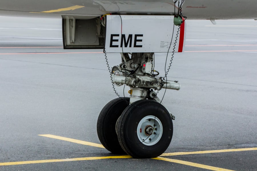 Source One Spares Variety of Programs Train MRO Techs of Tomorrow Close Up of Landing Gear